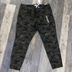 Plus Size Camo Jeans